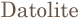 Datolite