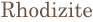 Rhodizite